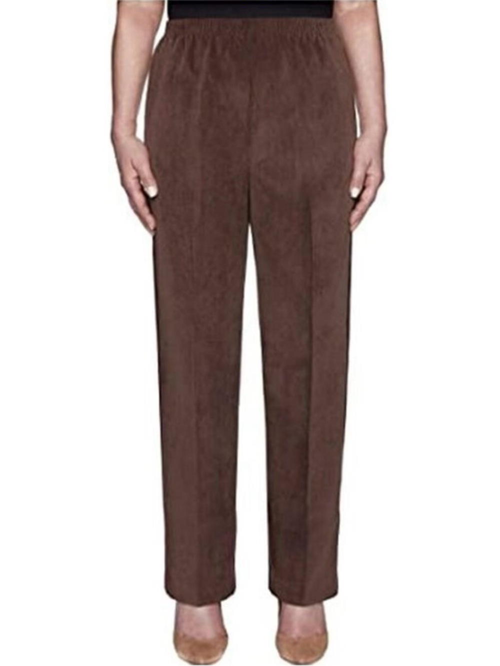 Sag Harbor Corduroy Slimming Solution Pull on Pant 24W